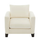 Modern Accent Chair Stylish Club Chair Armchair with Rubberwood Legs for Living Room, Bedroom, or Office by HouseOfZazla