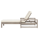 Outdoor Lounge Chairs, 5 Position Chaise Lounge With Adjustable Backrest (Set of 2) - Gray by HouseOfZazla