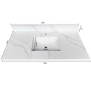 43-inch Quartz Bathroom Vanity Top with Undermount Single Bowl Sink by HouseOfZazla