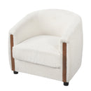 31.8" Modern Curved Barrel Accent Chair