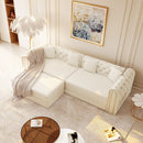 3-In-1 Convertible Sleeper Sofa With Movable Ottoman For Living Room by HouseOfZazla