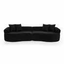 4 Seater Curved Cloud Sectional Sofa by HouseOfZazla