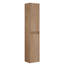 Modern Wall Mounted 30 Inch Bathroom Vanity With Resin Sink And 2 Side Cabinet In Imitative - Imitative Oak by HouseOfZazla