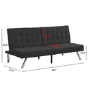 Modern Sofa Bed With Wood Frame And Stainless Legs by HouseOfZazla