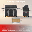 Navratil Premium 49" Stainless Steel Grill