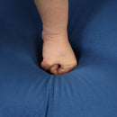 85.5" Velvet Upholstered Sofa with Sturdy Metal Legs, Modern Sofa Couch with Button Tufted Back, 3 Seater Sofa Couch for Living Room, Apartment, Home Office, Blue