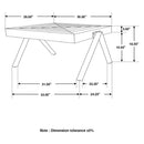 Avery -l Rectangular Coffee Table by HouseOfZazla