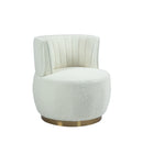 360 Degree Swivel Cuddle Barrel Accent Sofa Chair by Unique Piece Furniture