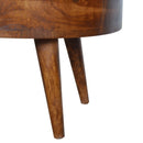 Rounded Wood Table by HouseOfZazla