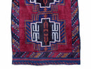 3 X 5 Vintage Handmade Tribal Wool Rug Balouchi Rug Afghan Rug Red Beige Nice