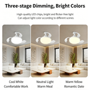 Bulb-Type Small Size Ceiling Fan With Retractable Blades by HouseOfZazla