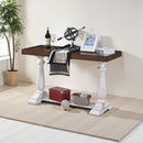 Farmhouse Retro Design Pedestal Sofa Tabe