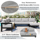 U_Style U-Shaped Outdoor Sectional Sofa Set