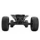 All terrain dual 1000x2 hub motor electric skateboard with 32mph max speed,25miles range,9600mah battery.