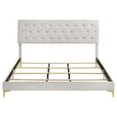 Kendall Upholstered Eastern King Panel Bed White
