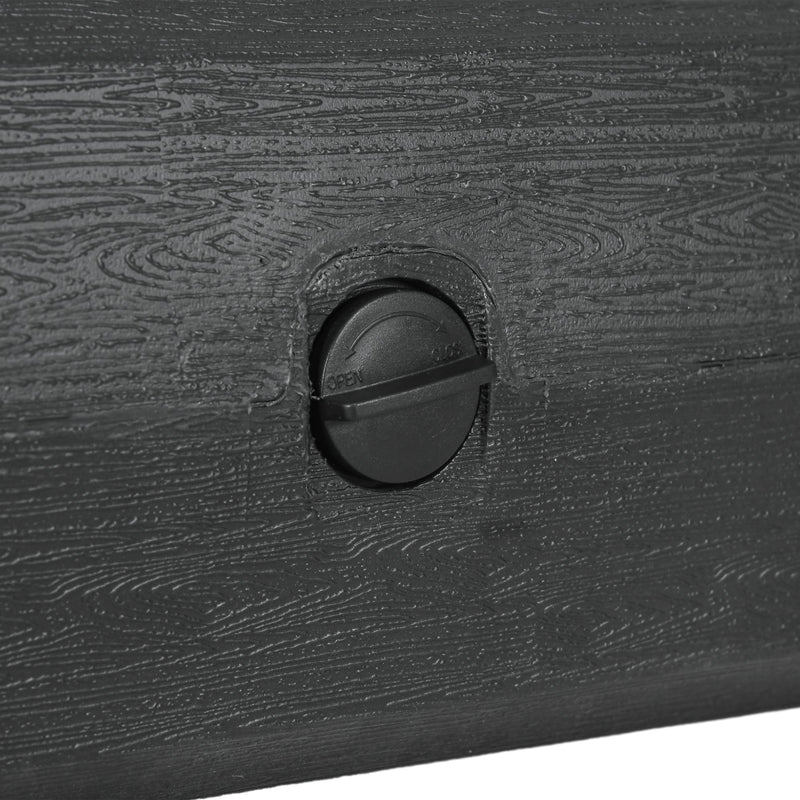 88 lbs. Fillable Umbrella Base with Steel Umbrella Holder for 1.25", 1.5" or 2" Umbrella Poles, Square & Reversible Heavy Duty Market Umbrella Stand, Black