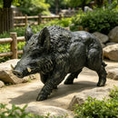 Simulated Wild Boar Resin Garden Statue