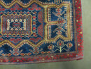 3' X 4.5' Antique Handmade Turkish Tribal Wool Rug Double Saddle Bag Nice