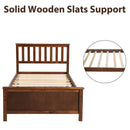 Platform Bed With Headboard, Footboard And Wood Slat Support by HouseOfZazla