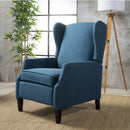 Westeros Wing Back Fabric Upholstered Recliner by Unique Piece Furniture