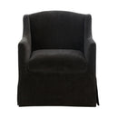 Luisa - Skirted Swivel Accent Chair by HouseOfZazla