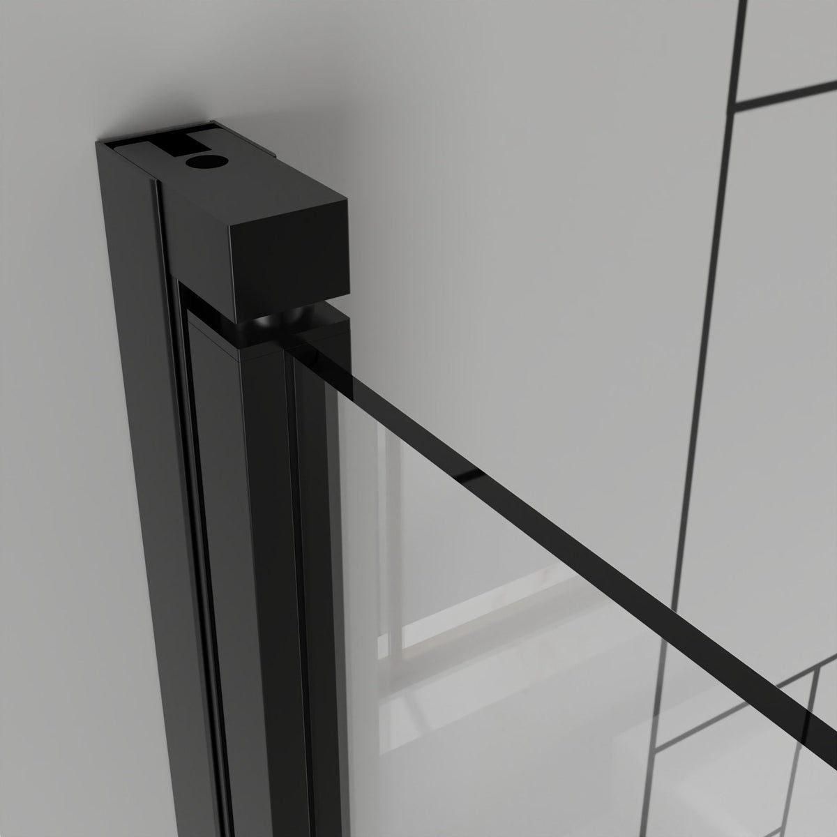 Bifold Frameless Shower Door With Tempered Clear Glass, photo 18 of 21