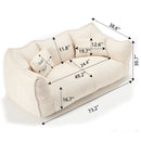 Comfortable Dual Beanbag Chair With High Resilience Foam Core For 2 People by HouseOfZazla