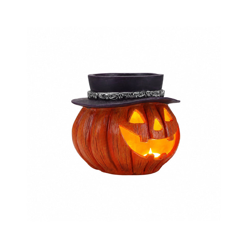 Halloween Pumpkin Candy Bowl With Witch Hat, photo 7 of 10