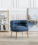 Accent Chair, leisure sofa with Golden feet