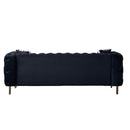 Chesterfield - Modern Tufted Living Room Sofa, 84.25''W Couch