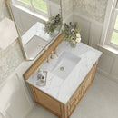 James Martin Lorelai 36" Single Bathroom Vanity, Light Natural Oak