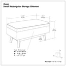 Owen - Upholstered Rectangular Storage Ottoman by Unique Piece Furniture