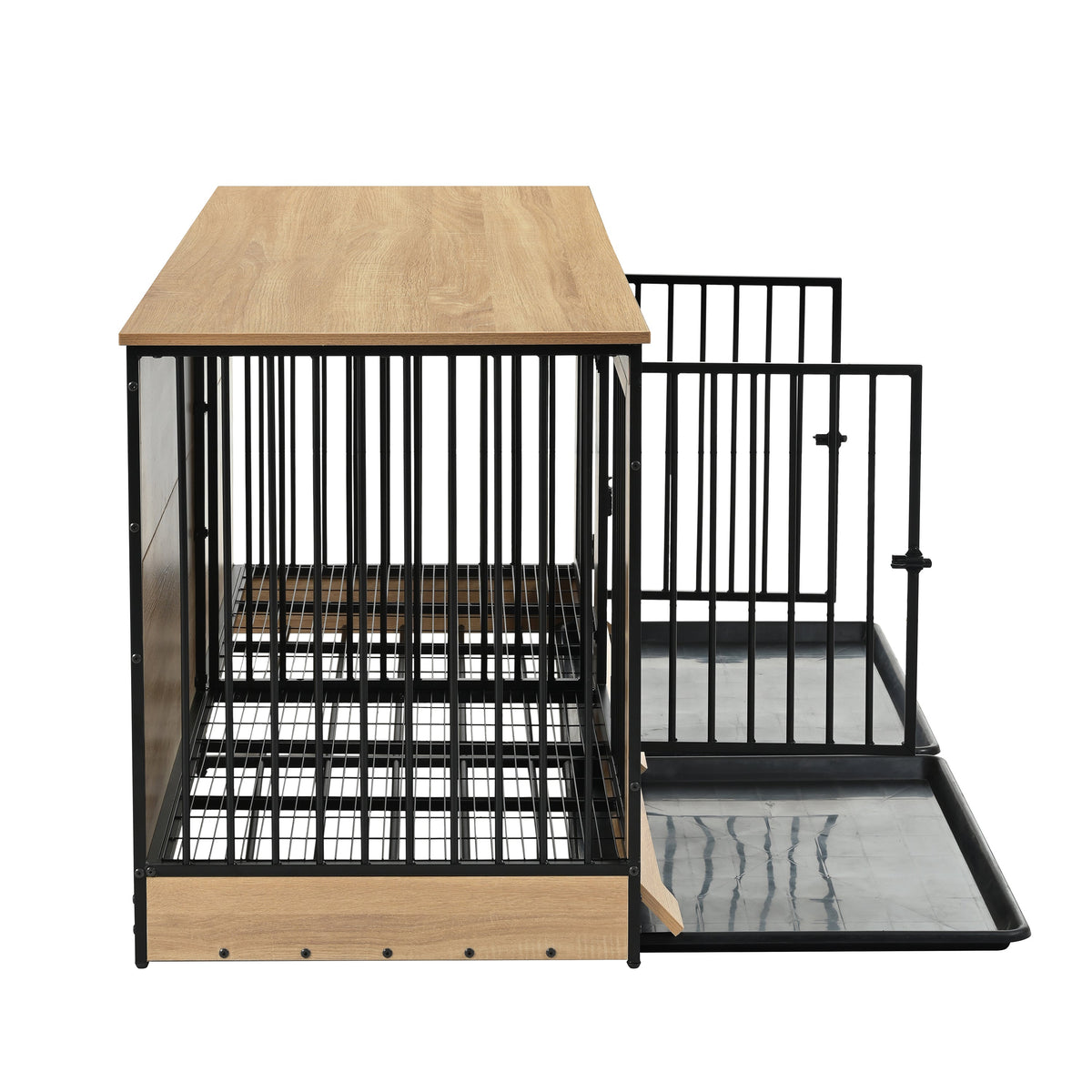 Dog Crate Furniture with Two Combined Rooms, photo 5 of 10