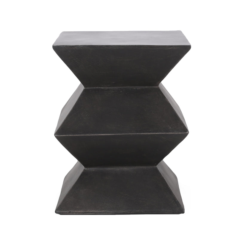 Outdoor Lightweight Concrete Side Table, photo 4 of 10