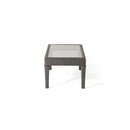 Contemporary Antibes Loveseat & Table Set Outdoor - Gray by HouseOfZazla