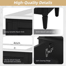 Bathroom Vanity With 2 Doors And Tip Out Drawer, Soft Closing Hinges by HouseOfZazla