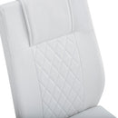Modern Dining Chairs With Padded Seat, Metal Legs by HouseOfZazla