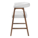 26'' Seat Height Bar Stools with Back - Set of 2 by HouseOfZazla