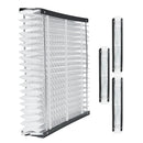 Air Filters MERV 13 Electrostatic Pleated HVAC Furnace Filter 4-Pack 20 x 25 x 4 by HouseOfZazla