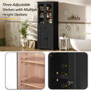 Bathroom Storage Cabinet, Adjustable Shelves & Drawer, Freestanding Tower by Unique Piece Furniture