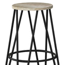 Simeon - Multifunctional Metal Stool With Wood Seat by Unique Piece Furniture