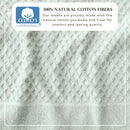 Cotton Diamond Waffle Weave Bath Towel Set - Grayson Collection by Great Bay Home