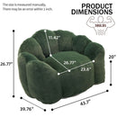 Lotus Style Compression Sofa With Pull Ring by Unique Piece Furniture