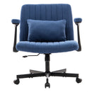 Criss Cross Armrest Office Chair With Wheels by HouseOfZazla