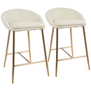 Matisse - Glam Counter Stool (Set of 2) by HouseOfZazla