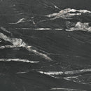 Bellingham - Dining Table With Self Storing Extension Leaf - Black Marble-Look Sintered Stone by HouseOfZazla