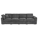 U-Style 130.3" Modular Sectional Sofa, 4-Seater