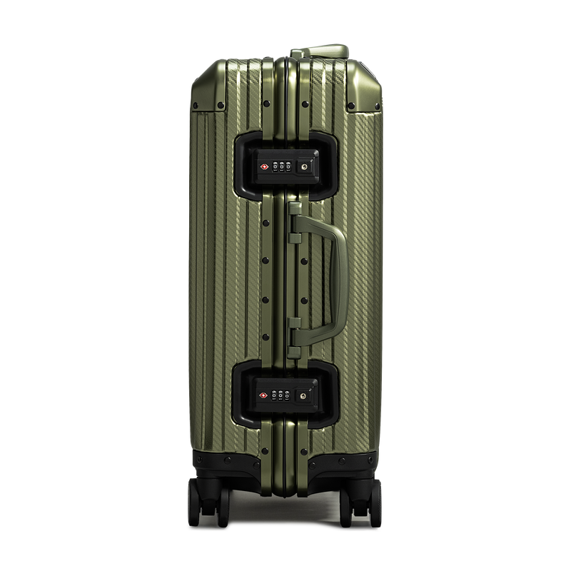 TREVA Aluminum Suitcase Army Green
