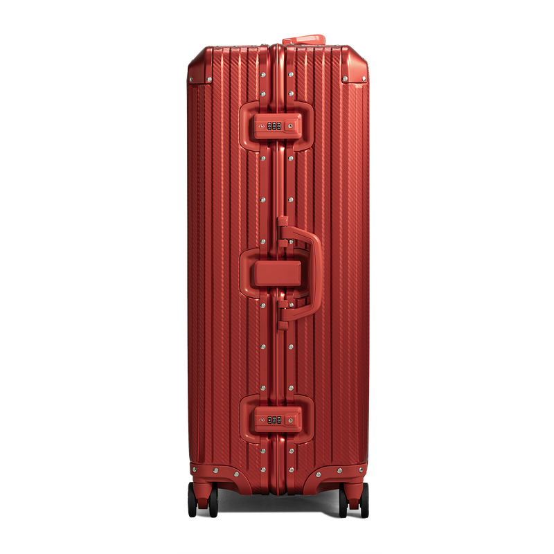 TREVA Aluminum Suitcase Red