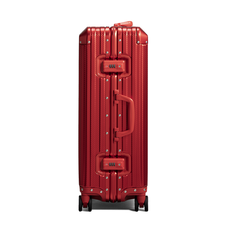 TREVA Aluminum Suitcase Red